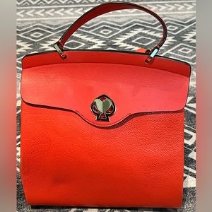 Kate Spade Nicola Twistlock Leather Backpack Purse